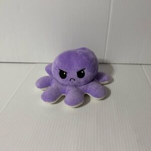 Purple octopus Tee Turtle reversible stuffed plushie toy
